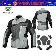 1pcs MOTOBOY Men's Moto Off-road Coat Racing 600D Oxford Waterproof Warm Lining Motocross Anti Fall Riding Motorcycle Jacket 2024 - buy cheap