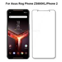 2.5D Защитное стекло для экрана Asus Rog Phone ZS600KL закаленное стекло 9H HD пленка для мобильного телефона ASUS Rog Phone 2 стеклянная крышка 2024 - купить недорого