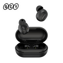 QCY T4 game mode earphone wireless Bluetooth 5.0 headphone AAC HD Hifi earbuds customizing APP headset 2024 - buy cheap