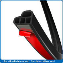 Уплотнительная лента для автомобильной двери, автомобильная наклейка, резиновая отделка для багажника автомобиля, уплотнительная шумоизоляция для двери, резиновая уплотнительная лента Epdm 2024 - купить недорого