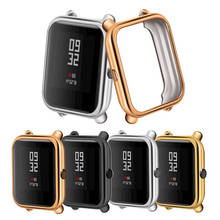 Soft TPU Case for Xiaomi Huami Amazfit Bip Youth Lite Watch light xiomi xaomi Electroplate Cover Protector Cases Coque Covers 2024 - buy cheap