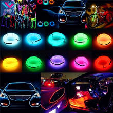 Neon Light 1M/2M/3M/5M El Led Neon Wire Under Car Flexible Soft Tube Lights Christmas LED Strip 2024 - buy cheap