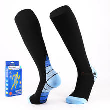 Findcool-Calcetines de alta compresión de rodilla para hombre y mujer, calcetines de deporte para exteriores, correr, viajes en bicicleta, Boost, calcetín largo 2024 - compra barato