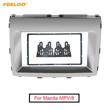 Feeldo-moldura estéreo para carro mazda mpv 2006, 2din, painel de placa de interface de áudio, kit de acabamento # am5013 2024 - compre barato