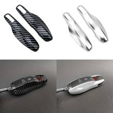 1Pair Car Key Case Cover Shell Plastic Key Shell Holder Cover For Porsche Cayenne Macan 911Boxster Cayman Panamera 2024 - buy cheap