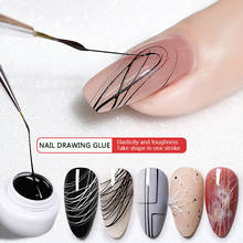 Creative Wire Drawing Nail Gel Varnish UV Color Painting Gel Stretch Elasticity Nail Art Gel Lacquer Nail Supplies 2024 - buy cheap