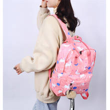 Милый женский рюкзак с принтом свинки, Женский Повседневный рюкзак большой вместимости, школьный рюкзак на плечо для девочек-подростков 2024 - купить недорого