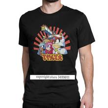 Camisetas de algodón con cuello redondo para Hombre, divertidas camisetas de Samurai, Pizza, gatos, ropa estampada 2024 - compra barato