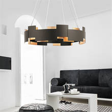 Nordic creative LED building block chandelier indoor lighting modern minimalist villa hotel bedroom restaurant light 2024 - buy cheap