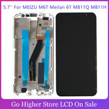 AAA Lcd 5.7'' For MEIZU M6T Lcd Meilan 6T M811Q M811H Lcd Meilan M6T LCD Display Touch Screen Digitizer Assembly with Tools 2024 - buy cheap