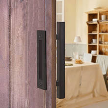 Sliding Barn Door Handle Pull Flush Recessed Wood Door Handle Furniture Hardware For Cabinet Cupboard Interior Door 2024 - buy cheap