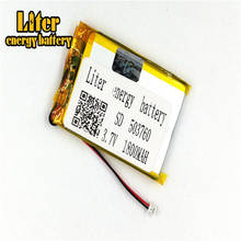 Conector de 2 pines de 1,25 MM, 3,7 V, 503760, 1800mah, batería lipo recargable, libros electrónicos planos, GPS, PDA, máquinas recreativas 2024 - compra barato