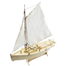 DIY 1:30 сборные строительные наборы модель корабля деревянная парусная лодка игрушки парусная модель Собранный деревянный комплект 2024 - купить недорого