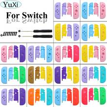 YuXi For Nintend Switch NS Joy Con Replacement Housing Shell Cover for NX for JoyCons Controller Case and Screwdriver Screws 2024 - buy cheap