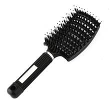 Women Hair Comb Scalp Massage Comb Bristle & Nylon Hairbrush Wet Curly Detangle Hair Brush for Salon Hairdressing Styling Tools 2024 - купить недорого