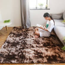 Nordic ins variegated tie-dyed gradient carpet bedroom bedside rug living room coffee table tatami rug kid crawling carpet 2024 - buy cheap