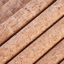 Tela de cuero de imitación de madera de corcho, 50cm x 138cm, DIY, hecho a mano, accesorios de ropa, suministros, papel tapiz de bolsa de suelo 2024 - compra barato