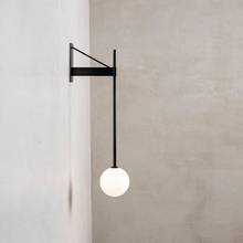 Luminária de parede, estilo nórdico, preta, para sala de estar, iluminação de cabeceira, modelo de luminária de parede 2024 - compre barato