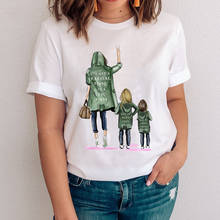 Camiseta estampada para mujer, ropa con estampado de dibujos animados de los 90, moda para chica, hija, mamá, madre, ropa para mujer 2024 - compra barato