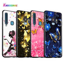 Funda de silicona con diseño de mariposa y flor para Samsung Galaxy, funda de silicona para Samsung Galaxy A9, A8, A7, A6, A6S, A8S Plus, A5, A3, Star 2018, 2017, 2016 2024 - compra barato