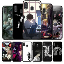 Death note capa preta para samsung, a10 m10 a20 a30 a40 a50 a30s m20 m30 m30s m40 a60 a01 a21 a31 a51 a71 a20e 2024 - compre barato