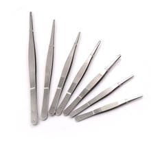 1pc pinzas 12,5 cm/14 cm/16 cm/18 cm/20 cm/25 cm/30 cm de acero inoxidable Médico Dental de precisión larga recta pinzas 2024 - compra barato