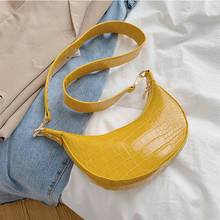 Женская сумка, желтая кожаная сумка, женская сумка через плечо из крокодиловой кожи, модная сумка через плечо 2024 - купить недорого