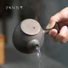 PINNY-teteras Retro de esmalte de óxido, tetera de té de Kung Fu pigmentada, cerámica hecha a mano, tetera de porcelana de alta calidad 2024 - compra barato