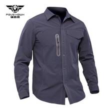 PAVEHAWK Spring and summer tactical quick drying shirt military fan shirt ventilation button shirt 2024 - buy cheap