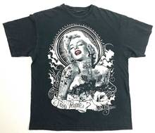 Fashion Marilyn Monroe Sexy Tattoos T-Shirt. Summer Cotton Short Sleeve O-Neck Mens T Shirt New S-3XL 2024 - buy cheap