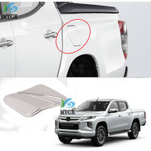 Tapa cromada para tanque de combustible, pegatina decorativa para Mitsubishi L200 Triton 2019 2020 Ram 1200 ABS 2024 - compra barato