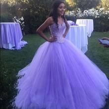 Luxury Crystals Quinceanera Dresses 2021 Ball Gown Tulle Prom Debutante Sixteen Sweet 16 Dress Vestidos De 15 Anos 2024 - buy cheap