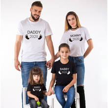 Family Matching Outfits Mommy Daddy Kid Son Baby T-Shirt Shirts Family Clothes Child 2020 Print Tops 2024 - buy cheap