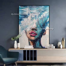 Figure Art Woman Oil Painting on Canvas Cuadros100% Hand Painted Canvas Paintings Wall Art Picture for Living Room 2024 - buy cheap