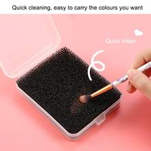 Portable Makeup Brush Cleaner Sponge Remover Color Off Make Up Brushes Cleaning Mat Box Powder Brush Wash Makeup Tools 2024 - buy cheap