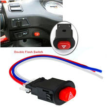 Motorcycle Hazard Light Switch Double Warning Flasher Emergency Signal w/3 Wires 2024 - buy cheap
