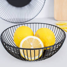 Nordic Creative Minimalist Fruit Basket Living Room Creative Fruit Drain Basket Home Iron Fruit Vegetable Bowl Storage Basket 2024 - buy cheap