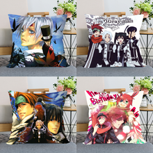 Funda de almohada de seda decorativa para el hogar, cubierta de almohada de Anime D.Grayman, con cremallera Invisible, 40x40,45x45cm, 0303 2024 - compra barato