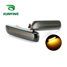 Pair of Led Dynamic Side Marker Turn Signal Light Sequential Blinker Light For 3 Series E46 Limo 2/98 - 8/01 With Somke Cover 2024 - buy cheap