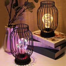 Lâmpada de mesa led retrô oca, luz noturna criativa decorativa para casa, quarto, natal, café, 1 peça 2024 - compre barato