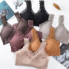 Women Lace Padded Sports Bras Sexy Tube Top Comfortable Active Bras Female Lingeries Crop Top Underwear 2024 - buy cheap