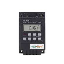 Temporizador electrónico Digital de TM616W-4, controlador de relé programable semanal, 220V, 30A 2024 - compra barato