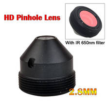 HD 3.0MP 2.8mm pinhole CCTV Lens, mount 12*0.5, F2.0, 1/2.7" Image Format With ir 650nm fliter for security CCTV cameras 2024 - buy cheap