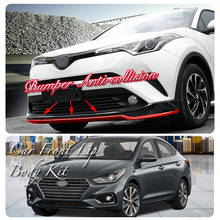 Carro pára-choques lábio frente spoiler saia defletor para kia eurostar picanto manhã naza suria sa ta ja modificado corpo kit hella flush 2024 - compre barato