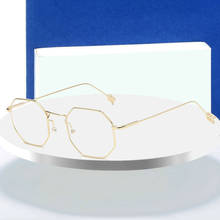HOTOCHKI-Montura de gafas de estilo Irregular para hombre y mujer, montura de Metal óptico, alta calidad 2024 - compra barato