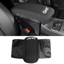 YCCPAUTO-Bolsa de almacenamiento lateral para asiento de coche, caja de reposabrazos, cubierta de almohadilla para Jeep Grand Cherokee 2011 +, accesorios de estilo de coche, 1 ud. 2024 - compra barato