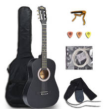 36 Inch Classical Guitar 6 String Basswood Guitar Electric Classical Guitar Instrument with Capo Strings Picks Strap AGT273A 2024 - buy cheap