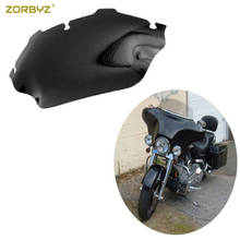 ZORBYZ Motorcycle Smoke 6"Single lamp Windshield Windscreen Fairing For Harley Electra Glide Street Touring Bike 1996-2013 2024 - buy cheap