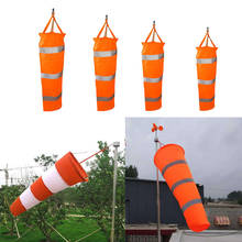 Airport Windsock-Bolsa de calcetín de viento para exteriores, ojal con cinturón reflectante, 60cm, 80cm, 100cm, 150cm 2024 - compra barato