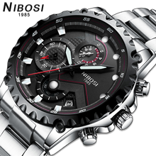 NIBOSI-reloj de cuarzo deportivo para hombre, cronógrafo de pulsera, resistente al agua, informal, de negocios, Masculino 2024 - compra barato